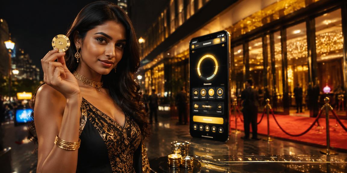 Responsible gaming support concept with Indian mobile user