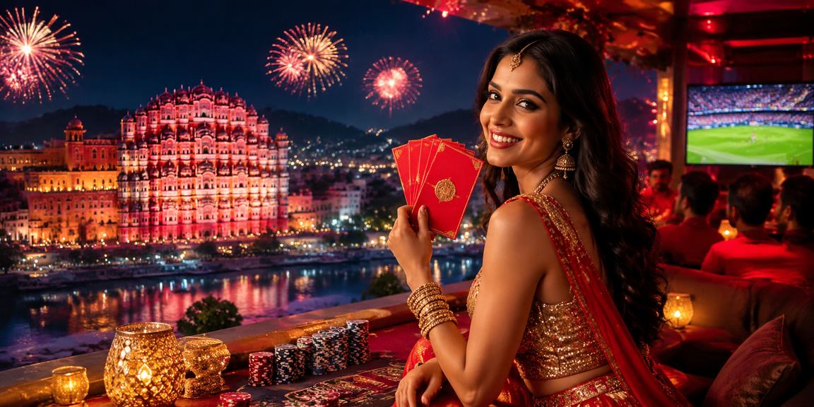 Players celebrating Teen Patti wins with festive rewards in Jaipur