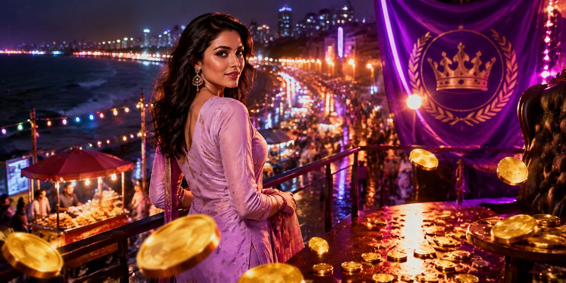 Female player enjoying cricket betting bonuses and VIP rewards in Mumbai